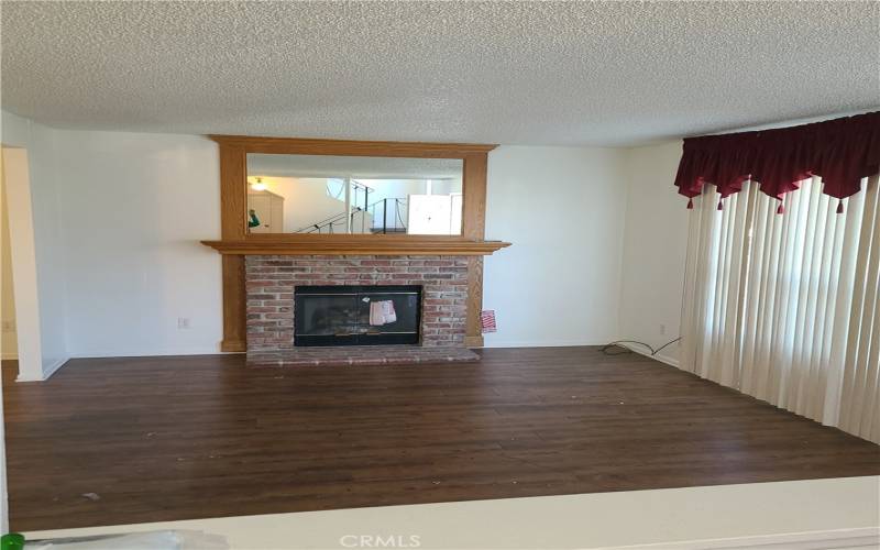 Living Room with Fireplace