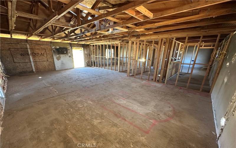 Kitchen + Living Area