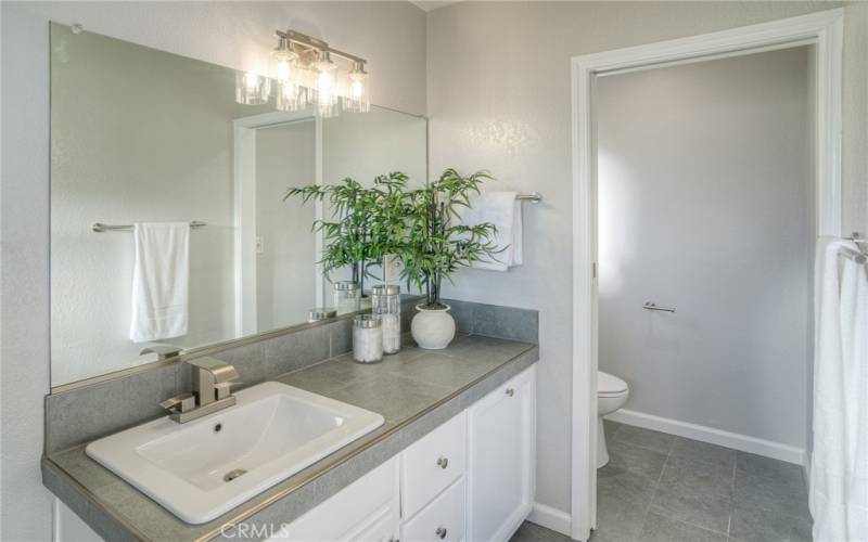 Fully remodeled primary bathroom