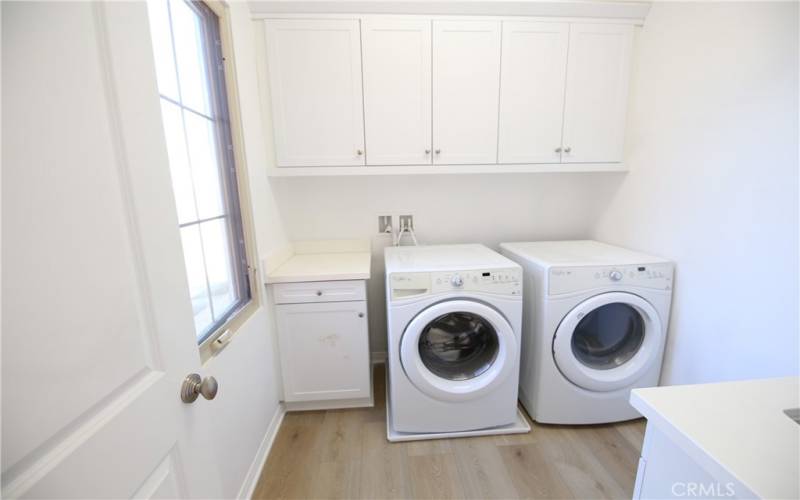 Upstairs laundry room