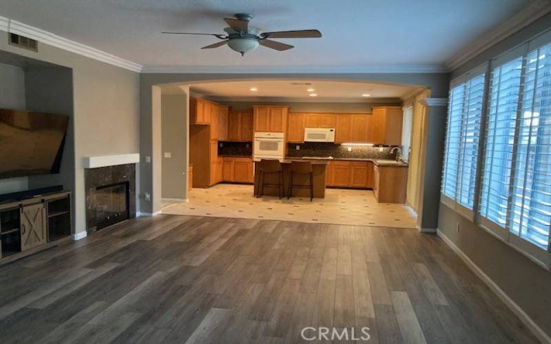 Kitchen View From Family Room