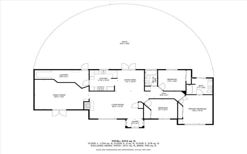 Dimensions and square footage are approx.