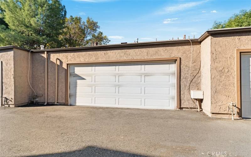 Attached garage