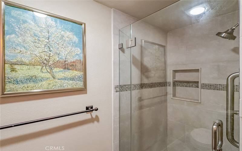 REMODELED GUEST BATHROOM SHOWER ENCLOSURE