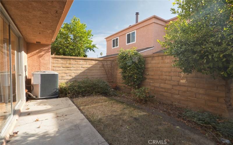 Backyard patio