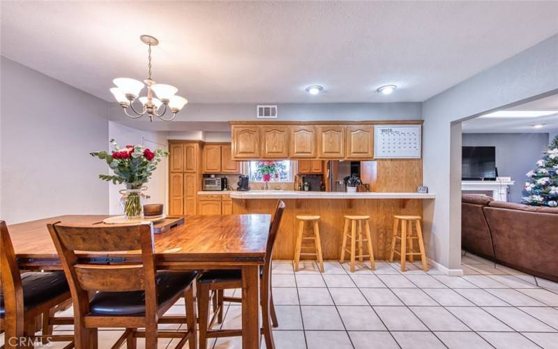 Open concept living space.