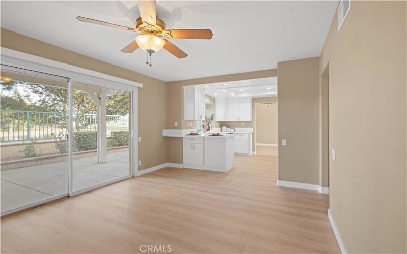 Family Room towards Back Patio and the Lake