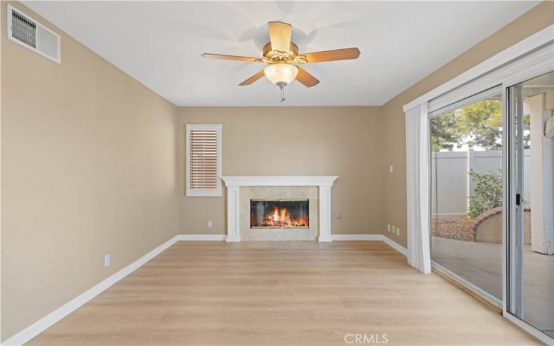 Family Room with Fireplace