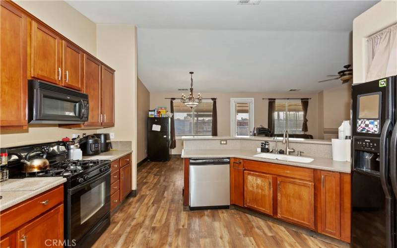 Kitchen open floor plan