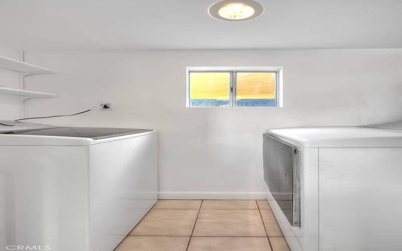 Laundry room inside the house