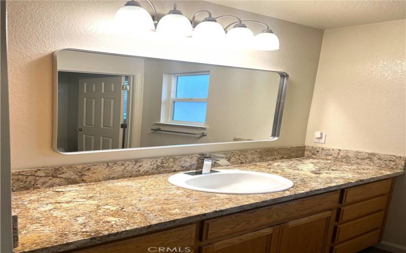 bathroom mirrors were installed after photos.