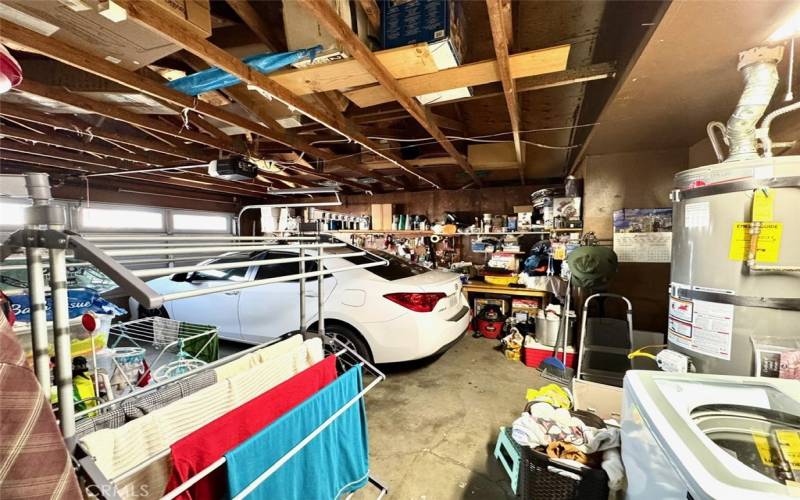 Two car garage