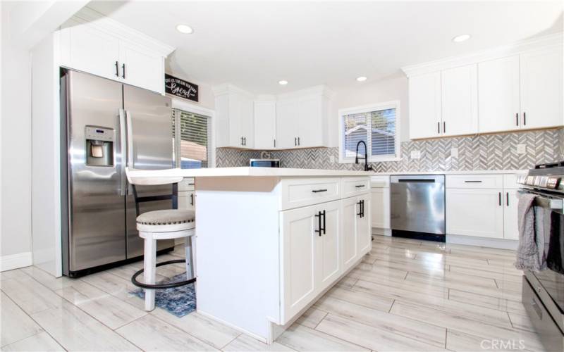 Kitchen Island + Extra Storage Space