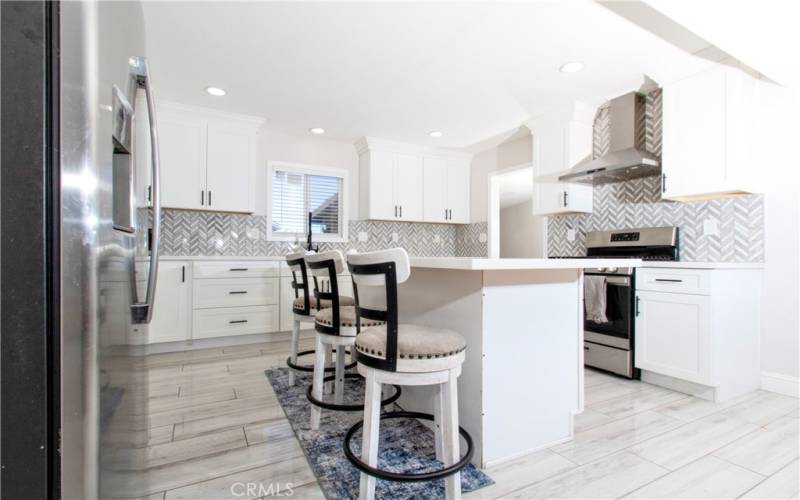 Open Kitchen Concept + Recessed Lighting