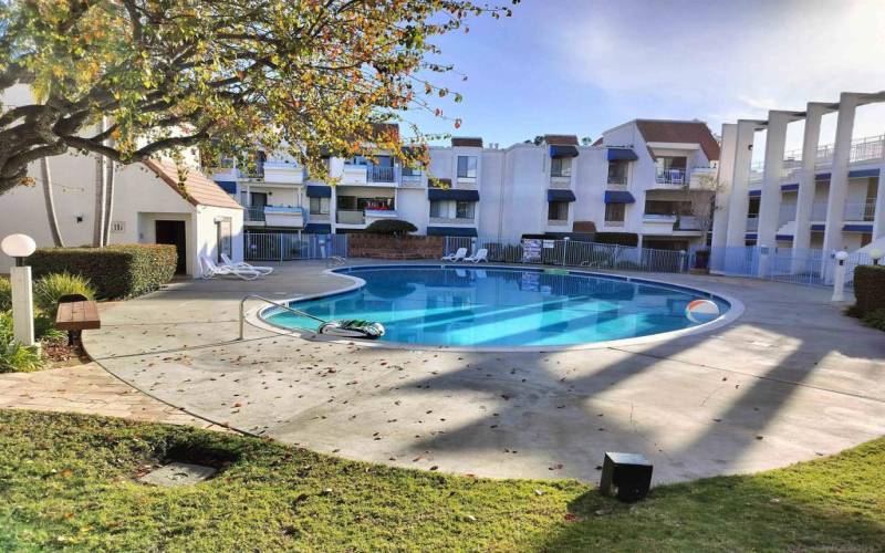 Community pool and spa - gated and close to unit