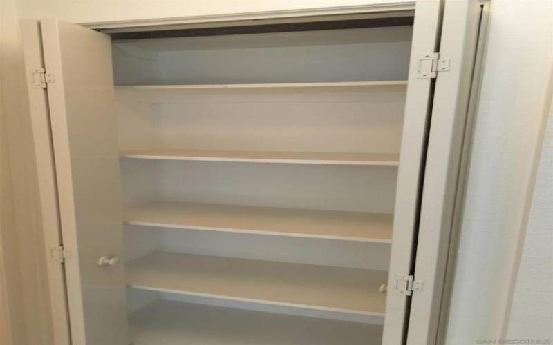 Additional hallway closet