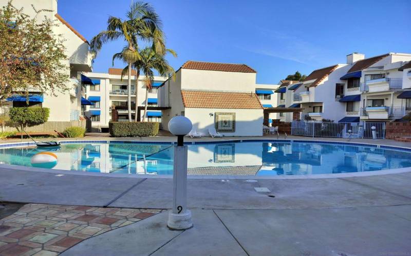 Community pool and spa- gated and close to unit!