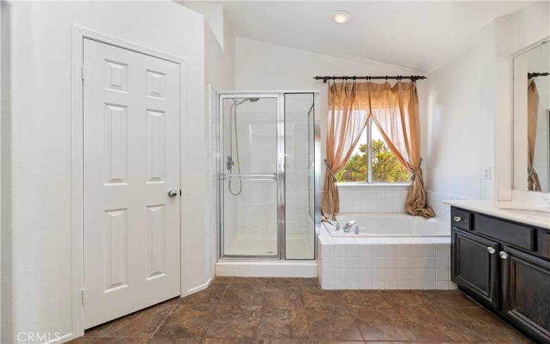 Separate Tub and Shower