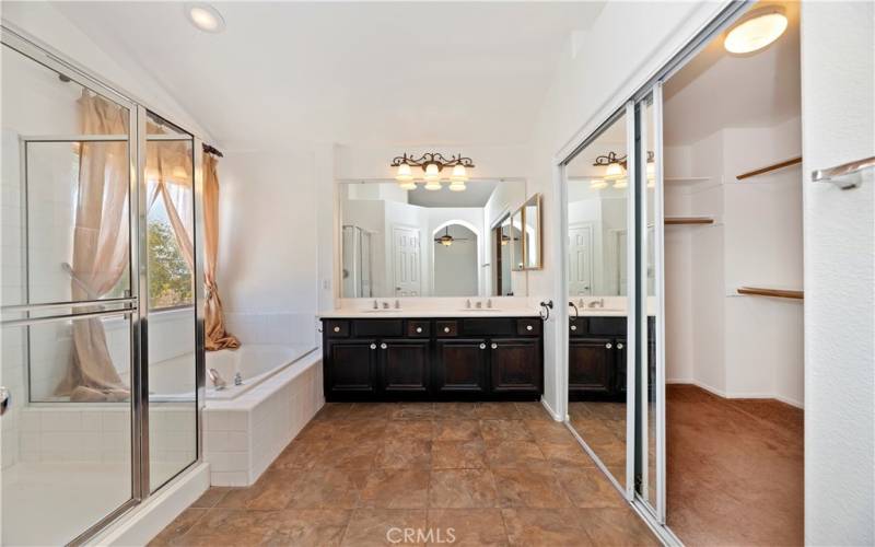 Primary Bathroom with Walk-in Closet