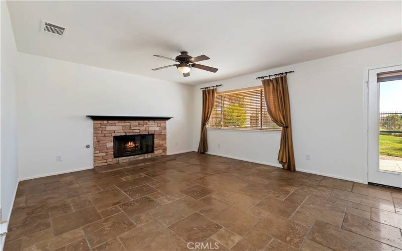 Family Room with Fireplace