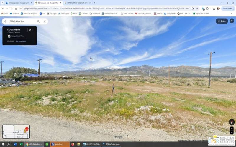 GOOGLE EARTH 2023 PHOTO OF LOT 19 & 20