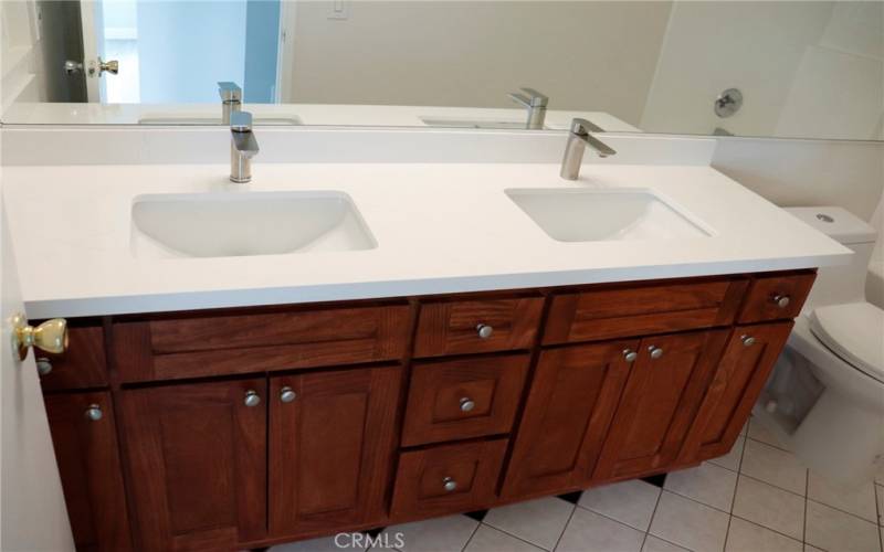 Double Sink in Master Bedroom