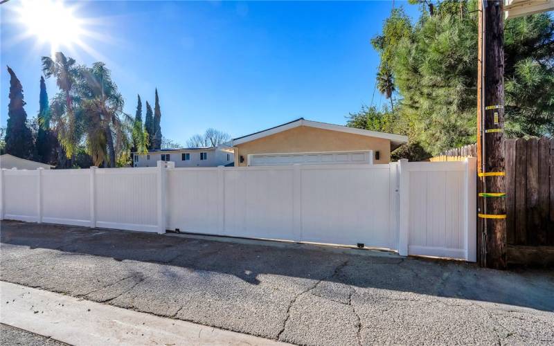 Fenced Home in the rear