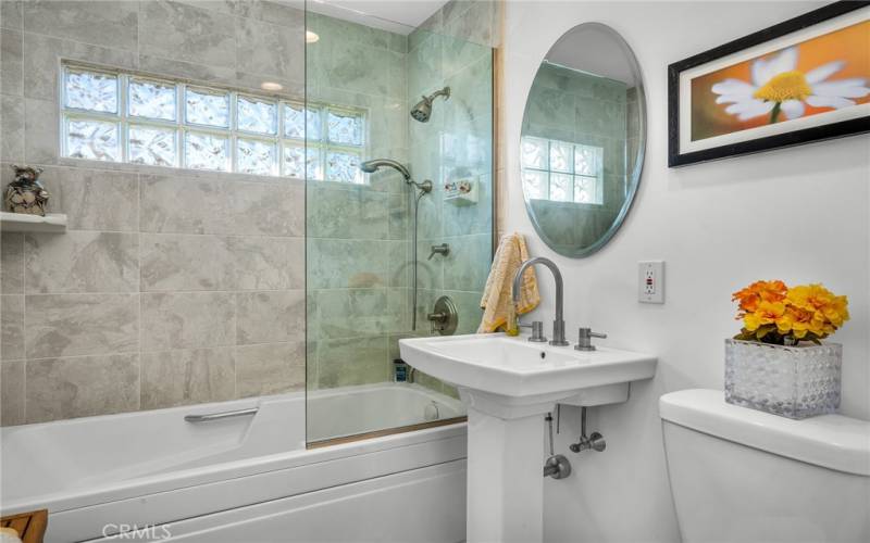 Primary Bath with a soaking tub.