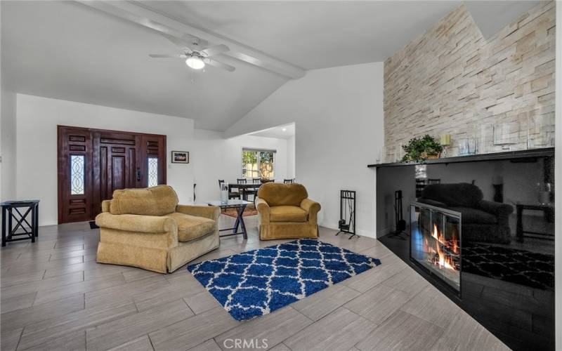 Living Room without the fire place.