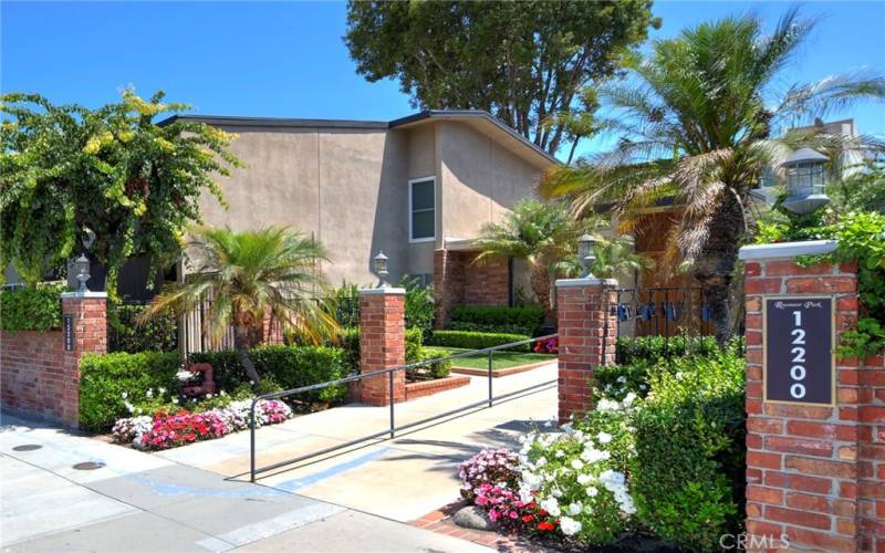 Driveway access to carport