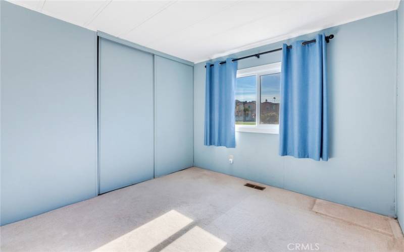 Bedroom #2 with Panel Door Closet