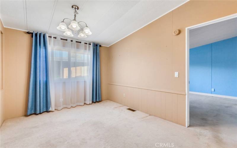 Dining Area with Primary Bedroom Opening