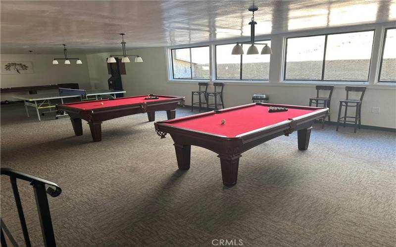 Billiards in Rec area