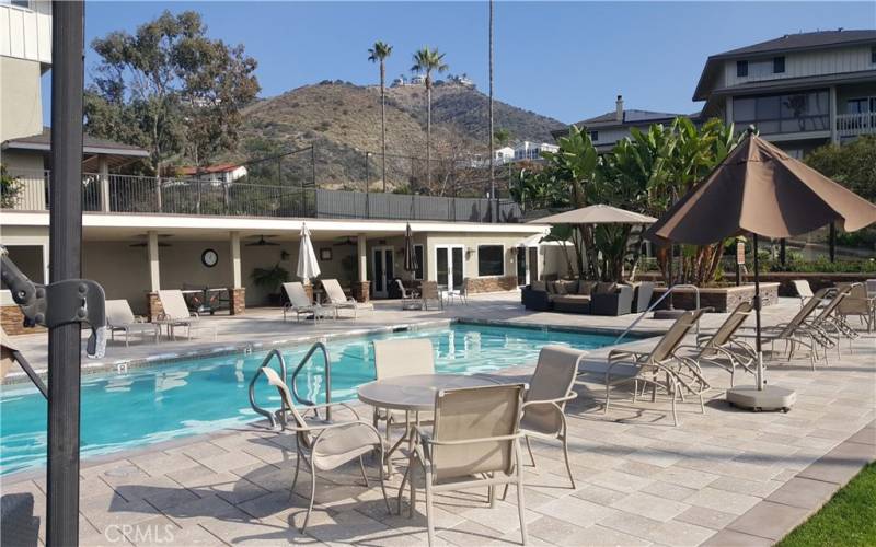 UPPER COMMUNITY POOL HEATED YEAR ROUND AND CABANA WITH OUTDOOR KITCHEN FACILITIES