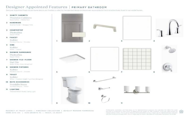 Primary Bathroom Features