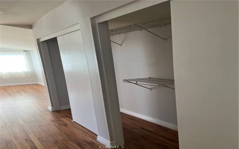 Additional master bedroom closet.