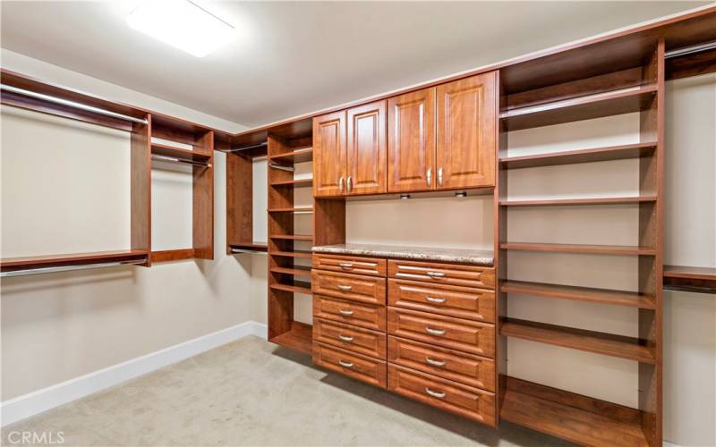 Primary Walk-in Closet