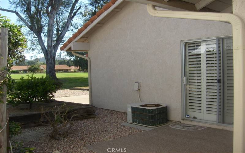 Side Patio Area off Dining Room