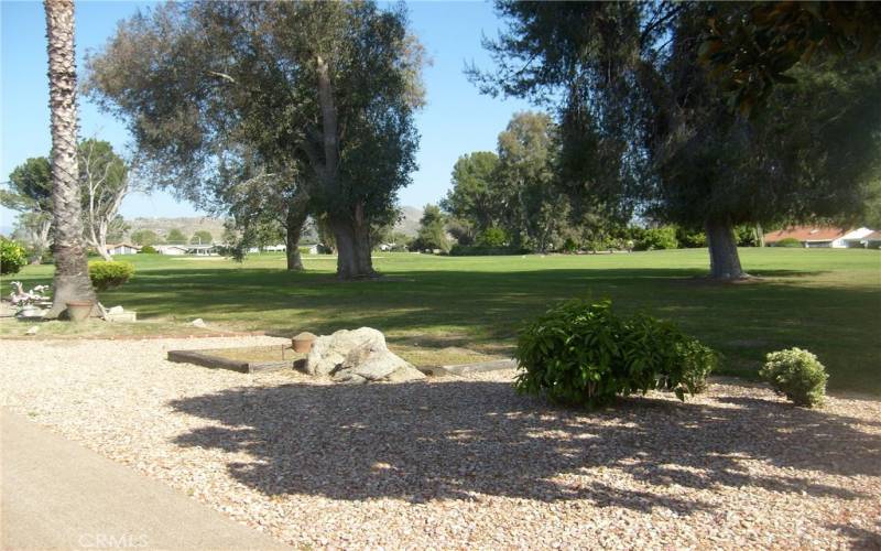 Back Yard Looking Over Fairway Green