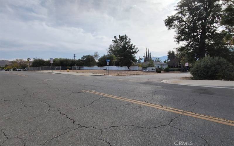 View of street from Heald Avenue.