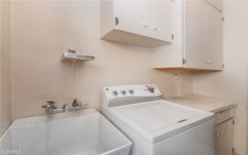 Laundry Room Includes Sink & Extra Storage