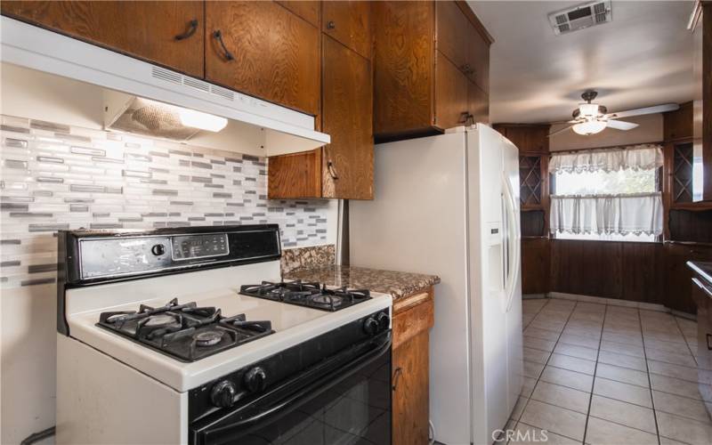 Galley Kitchen Includes Breakfast Area