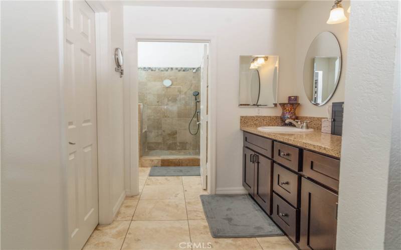 Primary bathroom / step-in shower