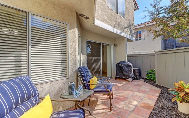 Back Patio area