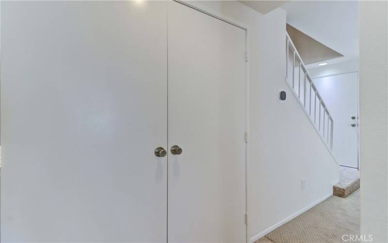 Laundry Closet off kitchen