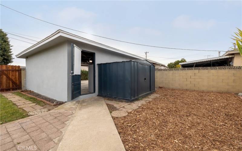 Shed for additional storage