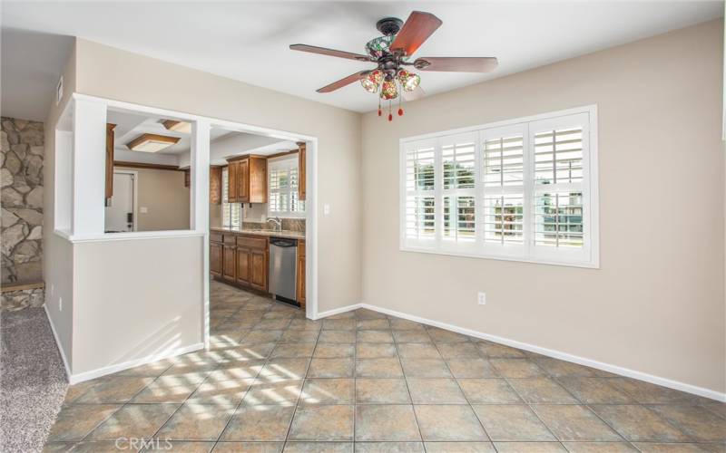 Dining area