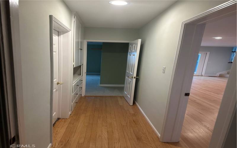 Hallway to 2 large bedrooms