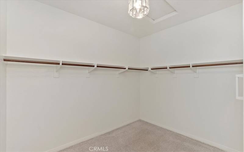 Spacious Walk-in Closet