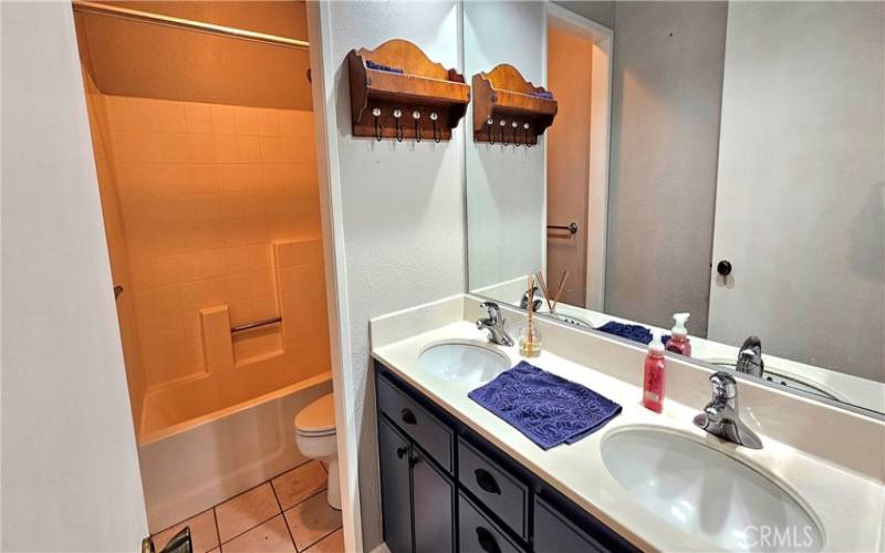 Guest Bathroom - dual sinks